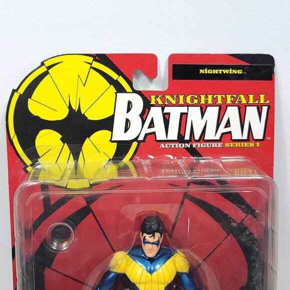 Nightfall Batman Series 1 NIGHTWING Action Figure DC Direct Corners Bent NEW - Picture 3 of 6